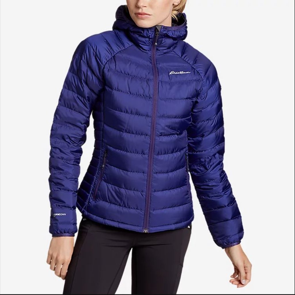 Eddie Bauer Womens Downlight Stormdown Hooded Jacket